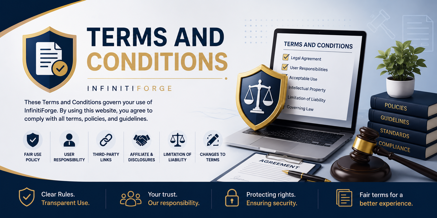 Terms and Conditions for InfinitiForge